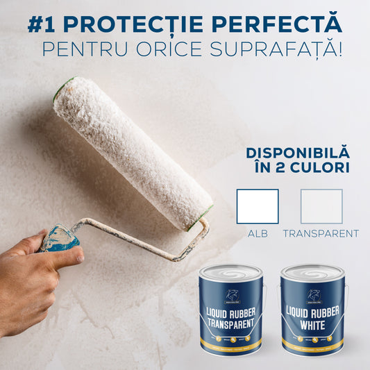 AQUA SEAL PRO – CAUCIUC LICHID IMPERMEABIL (ALB & TRANSPARENT)