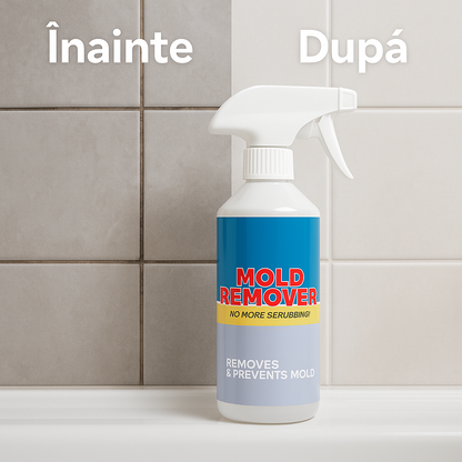 Mold Remover – Spray pentru Îndepărtarea Mucegaiului și Umezelii, cu Miros Plăcut