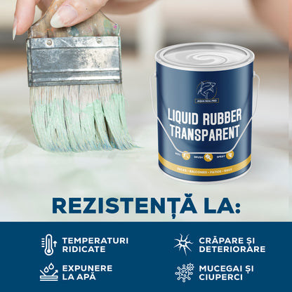 AQUA SEAL PRO – CAUCIUC LICHID IMPERMEABIL (ALB & TRANSPARENT)