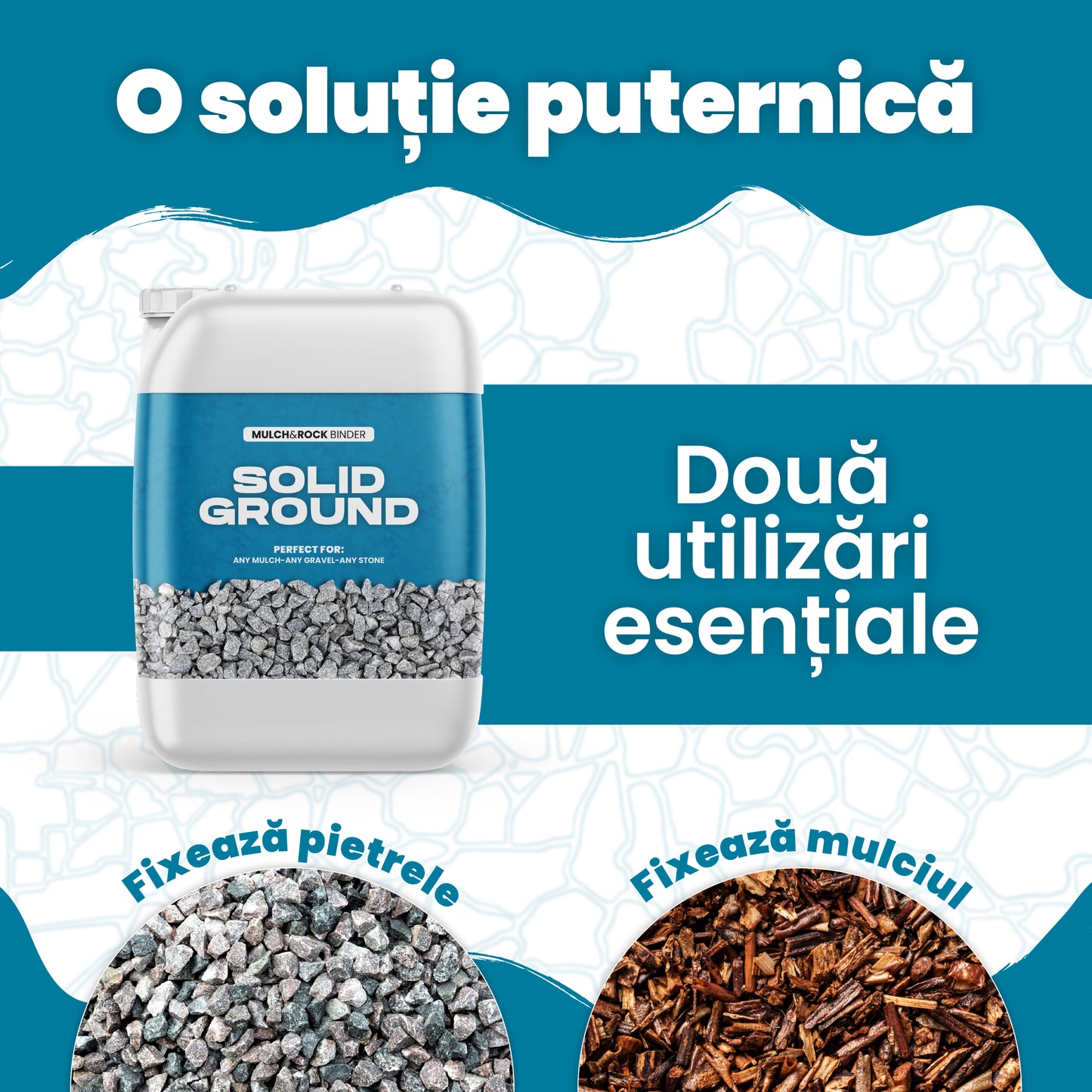 SOLID GROUND – Lipici pentru pietre pentru amenajarea curții