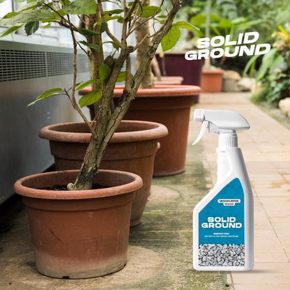 SOLID GROUND – Adeziv pentru pietriș pentru amenajarea curții cu pulverizator – 750 ml